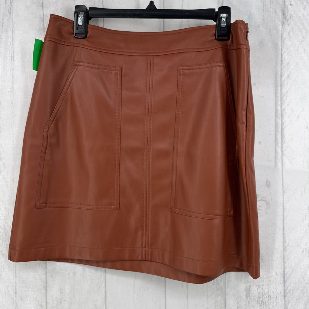 10 faux leather skirt