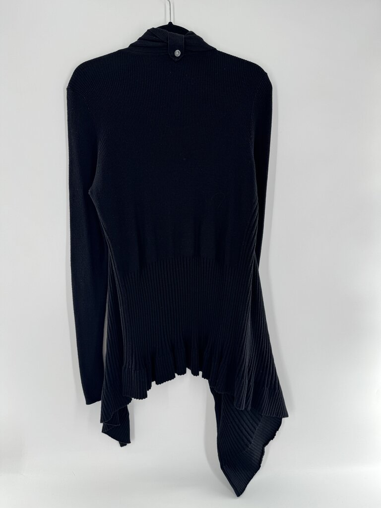 XL rib knit flowy cardi