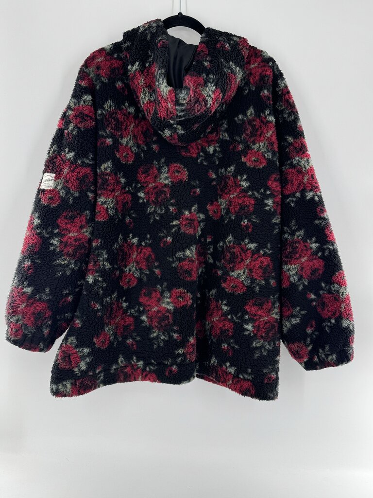 2X sherpa flo print jacket