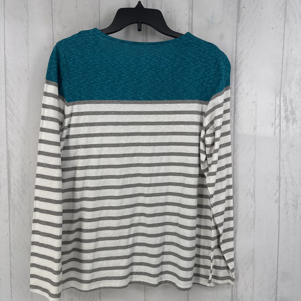 R40 L striped l/s top