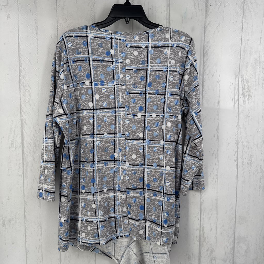 L printed 3/4 slv tunic