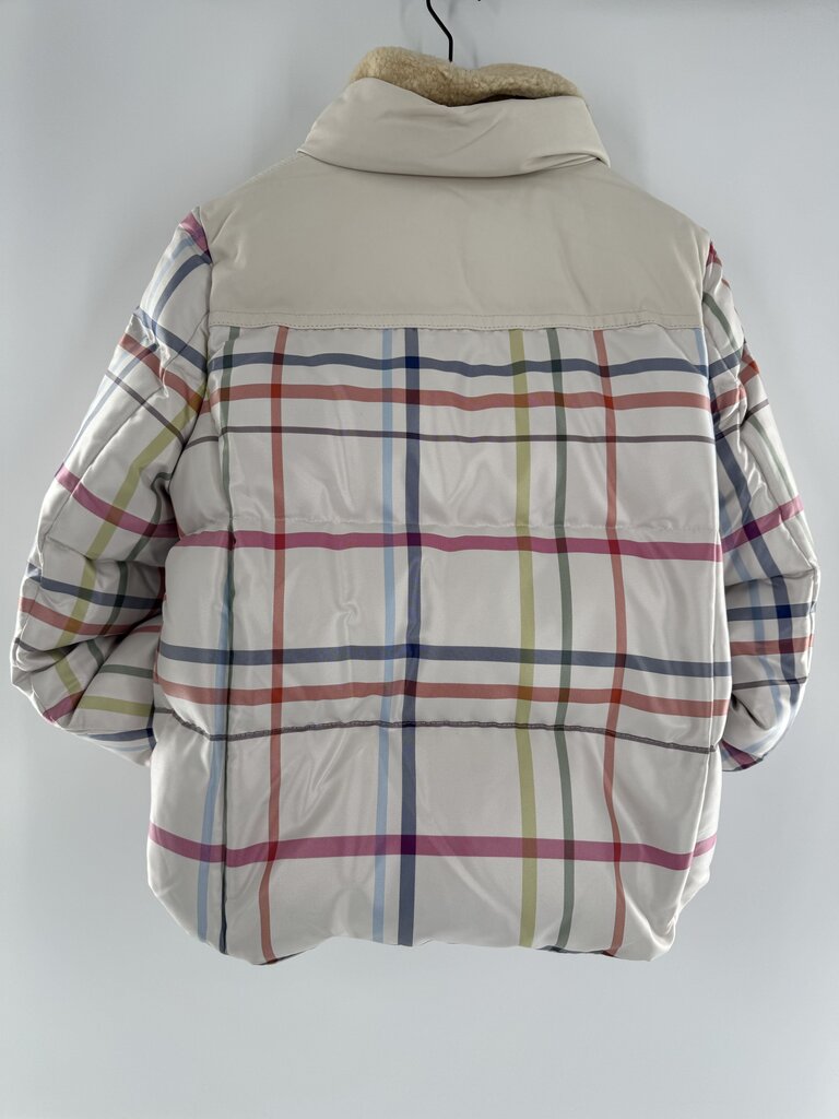 R398 L tattersall plaid down coat