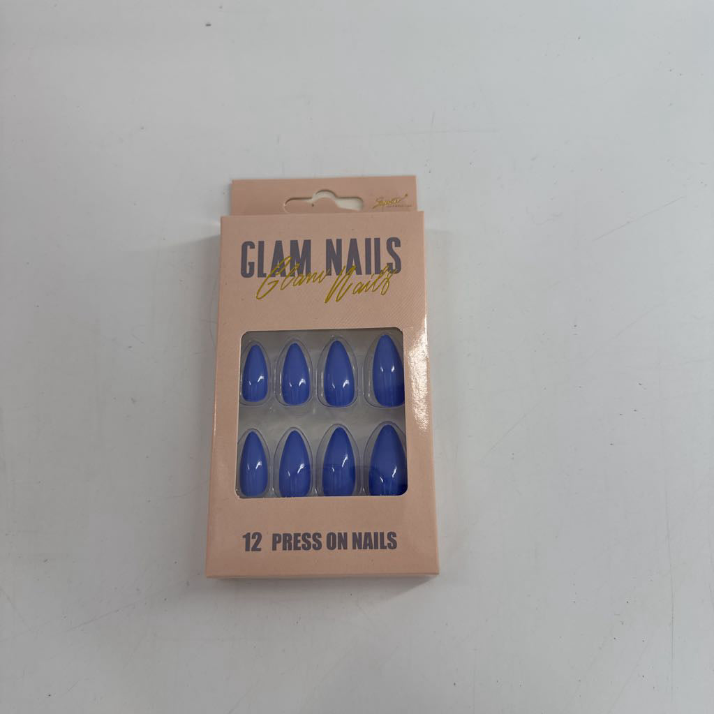 press on nails-periwinkle