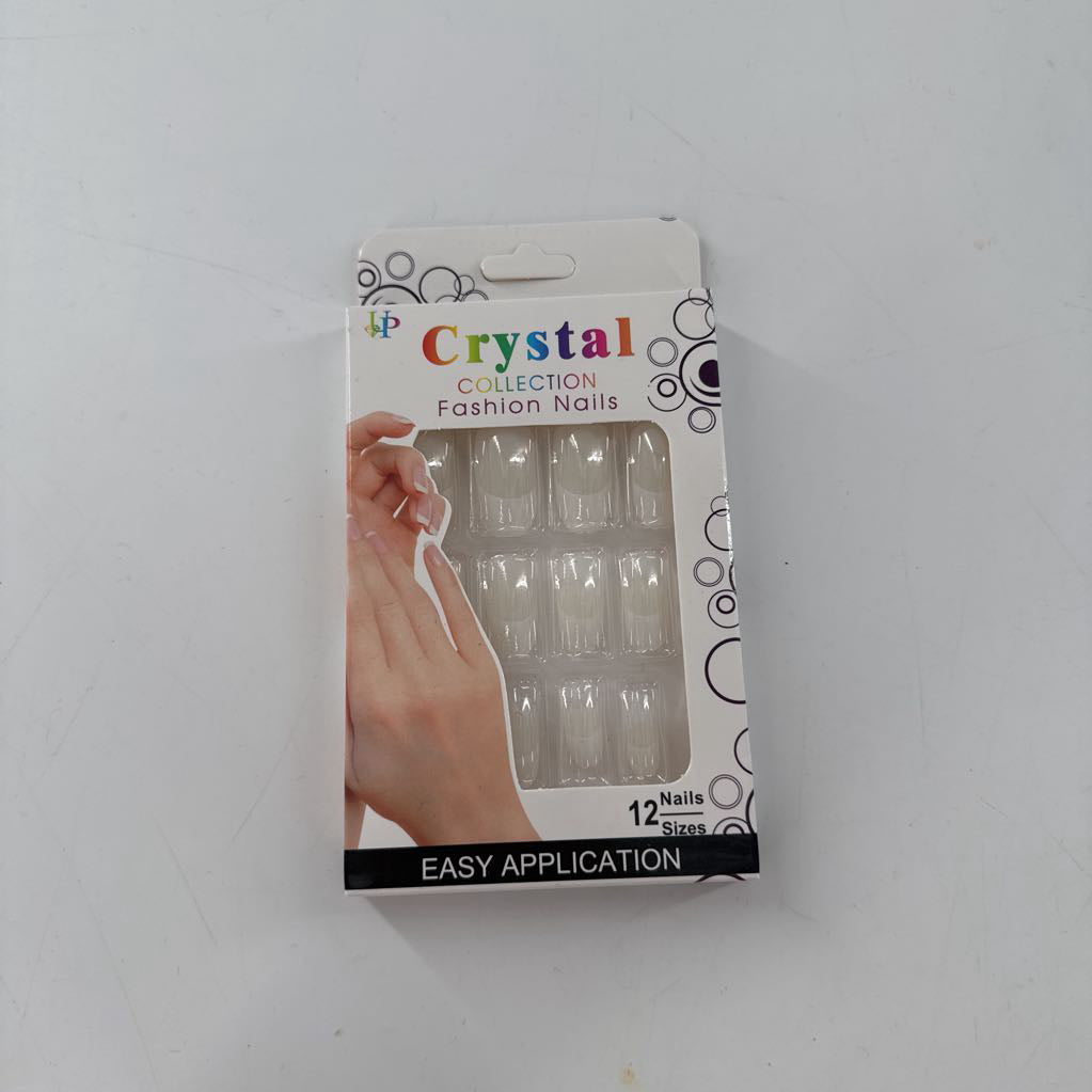 press on nails-white tips