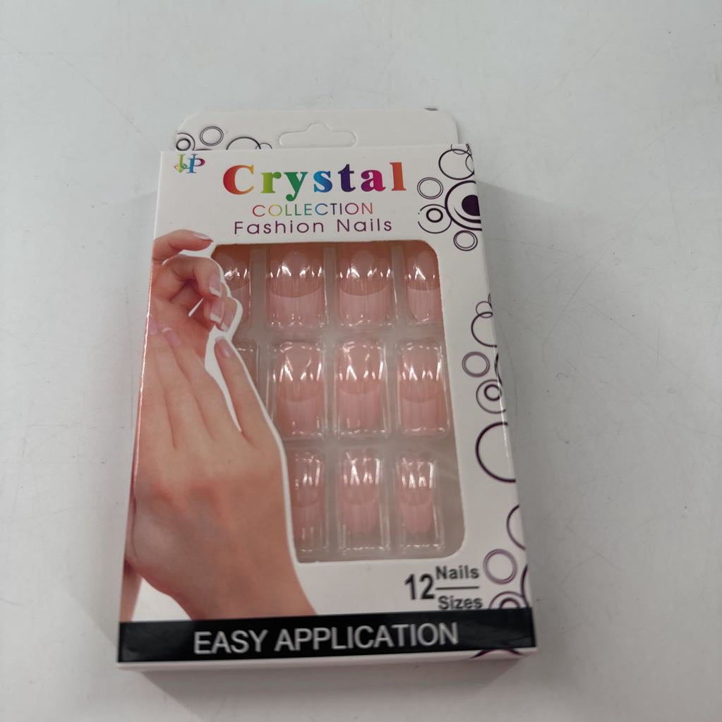 press on nails-pink tips