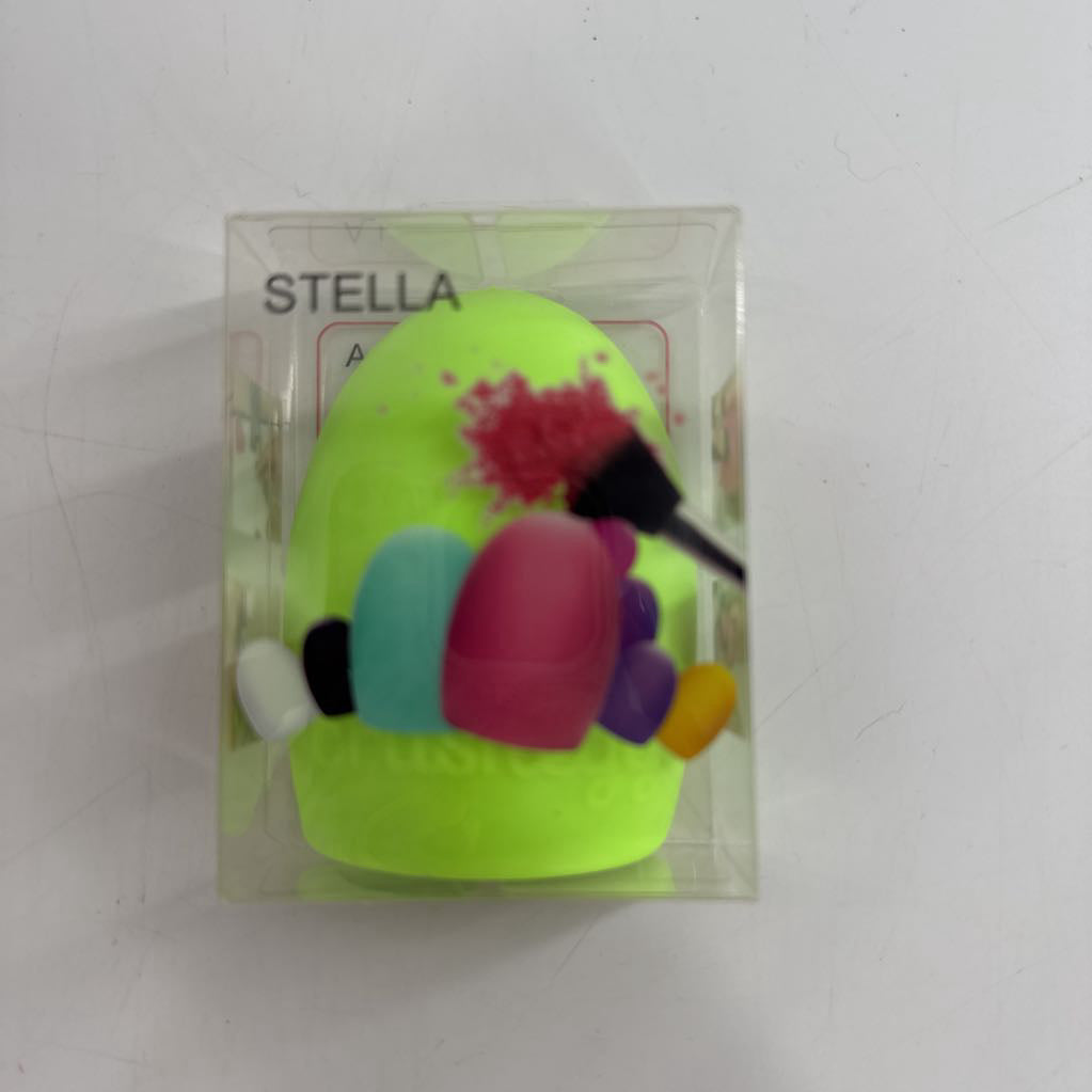 cosmetic brush silicone cleaner-grn