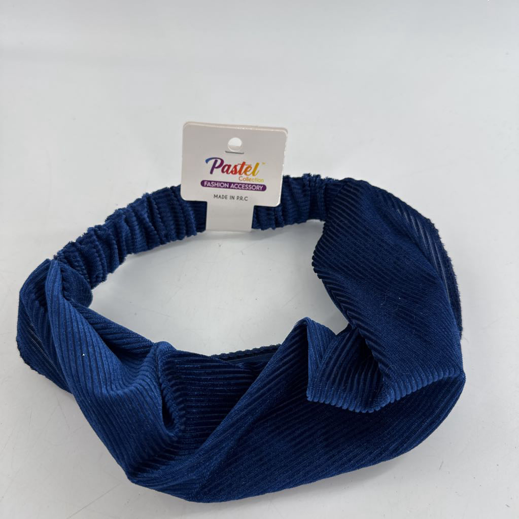 velour headband-blu