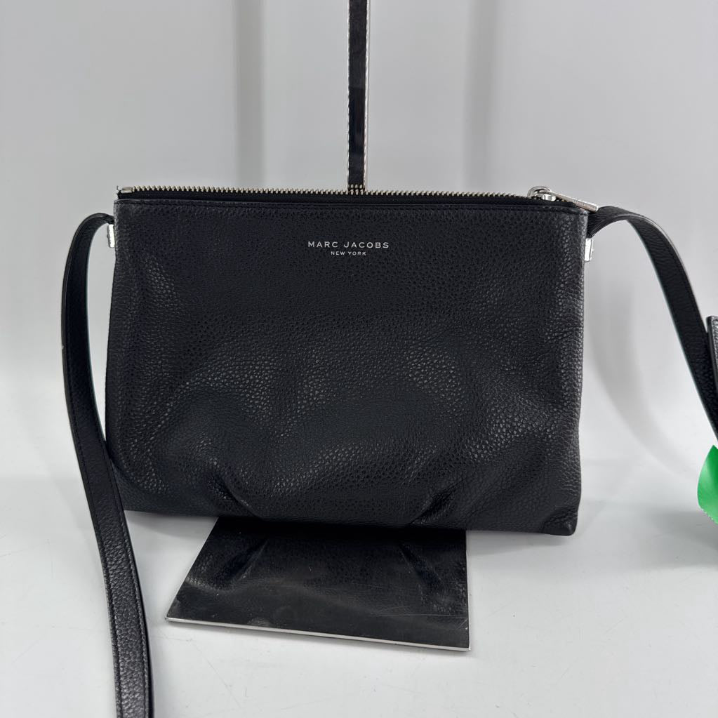 pebbled double zip crossbody