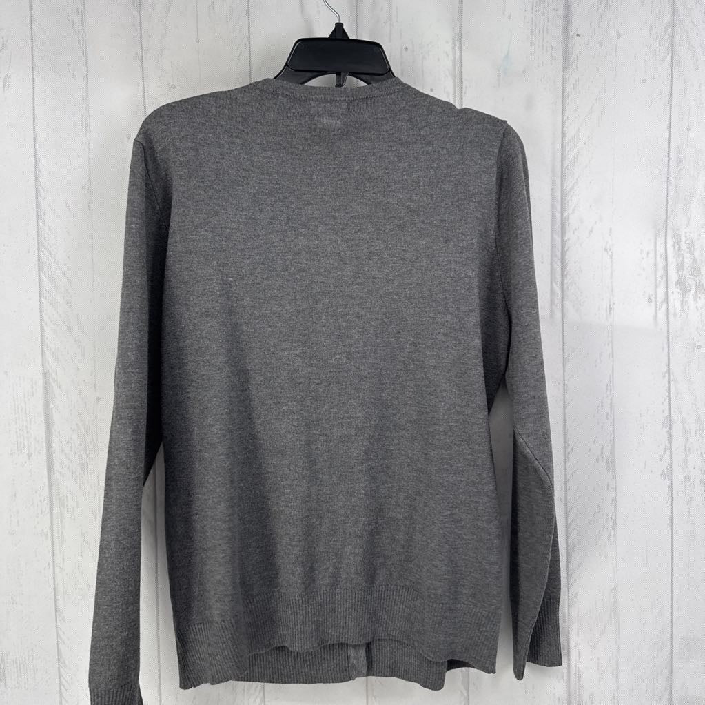 R48 XL textured button front cardi