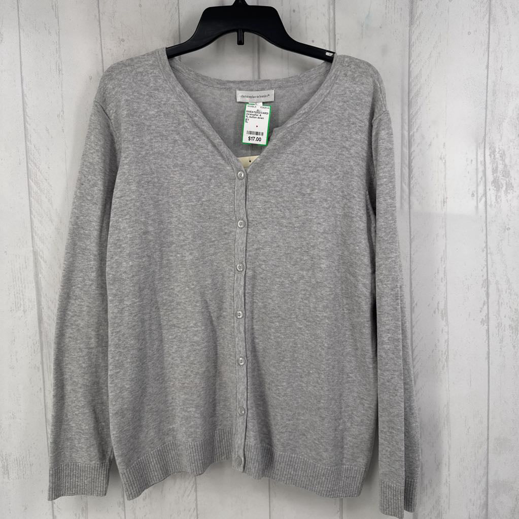 XL button down cardi