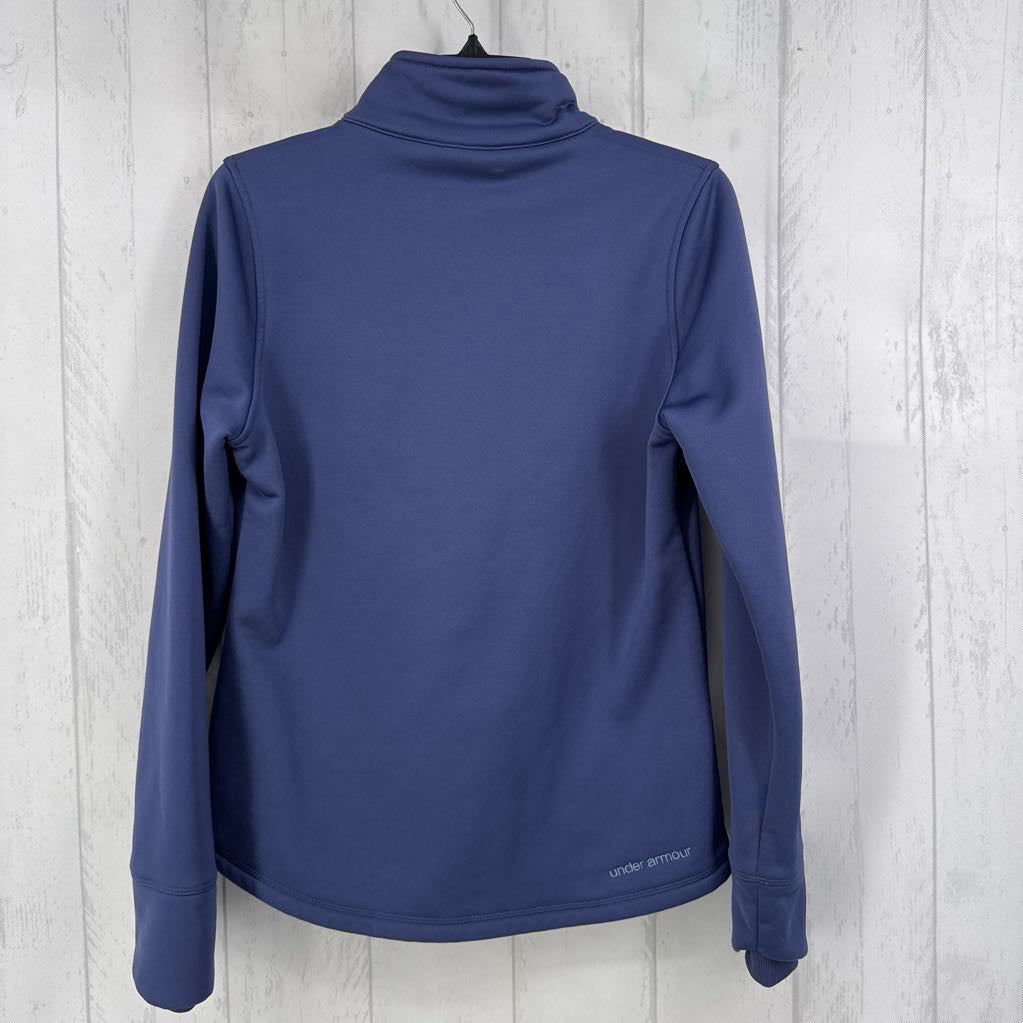 S l/s quarter zip top