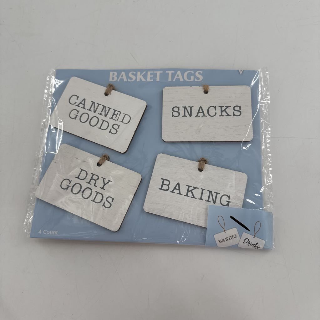 basket tags-wht