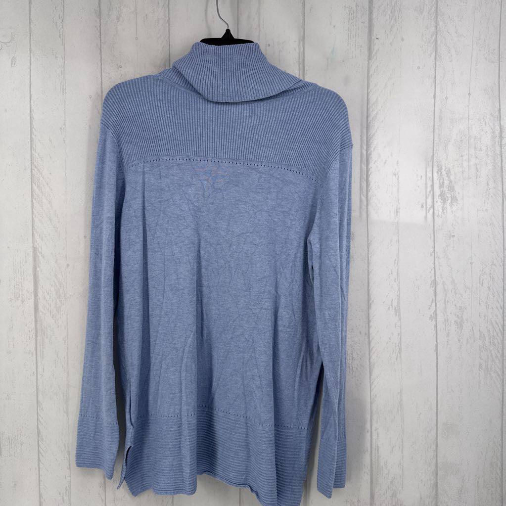 M l/s cowl neck sweater