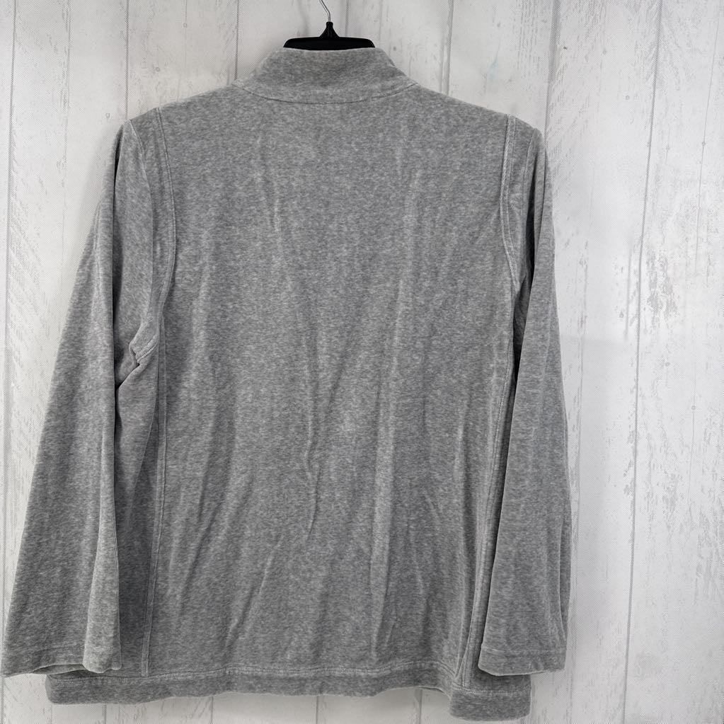 XL l/s embellished zip jacket