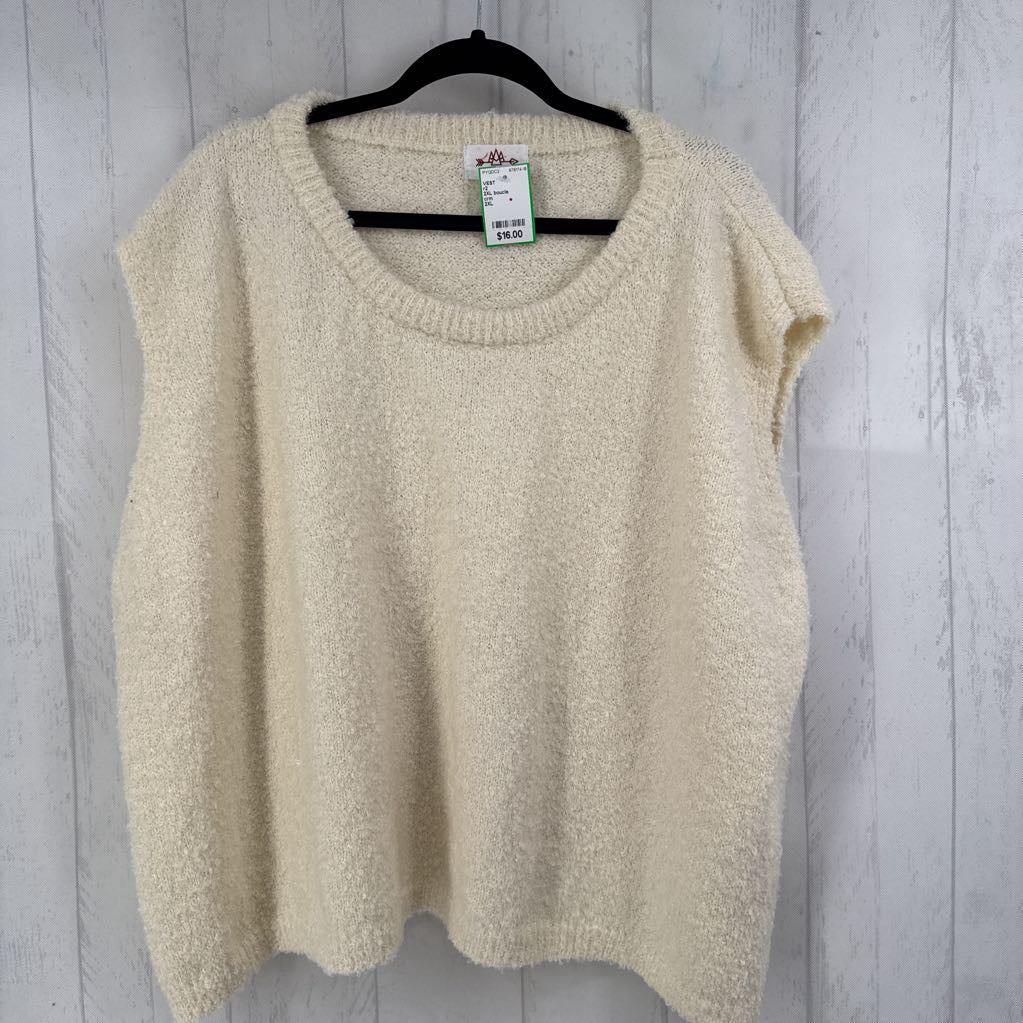 2XL boucle sweater vest