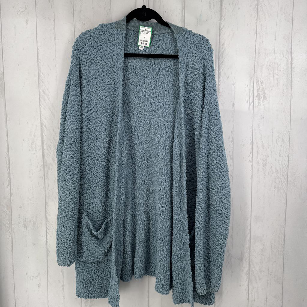 2X boucle open front cardi