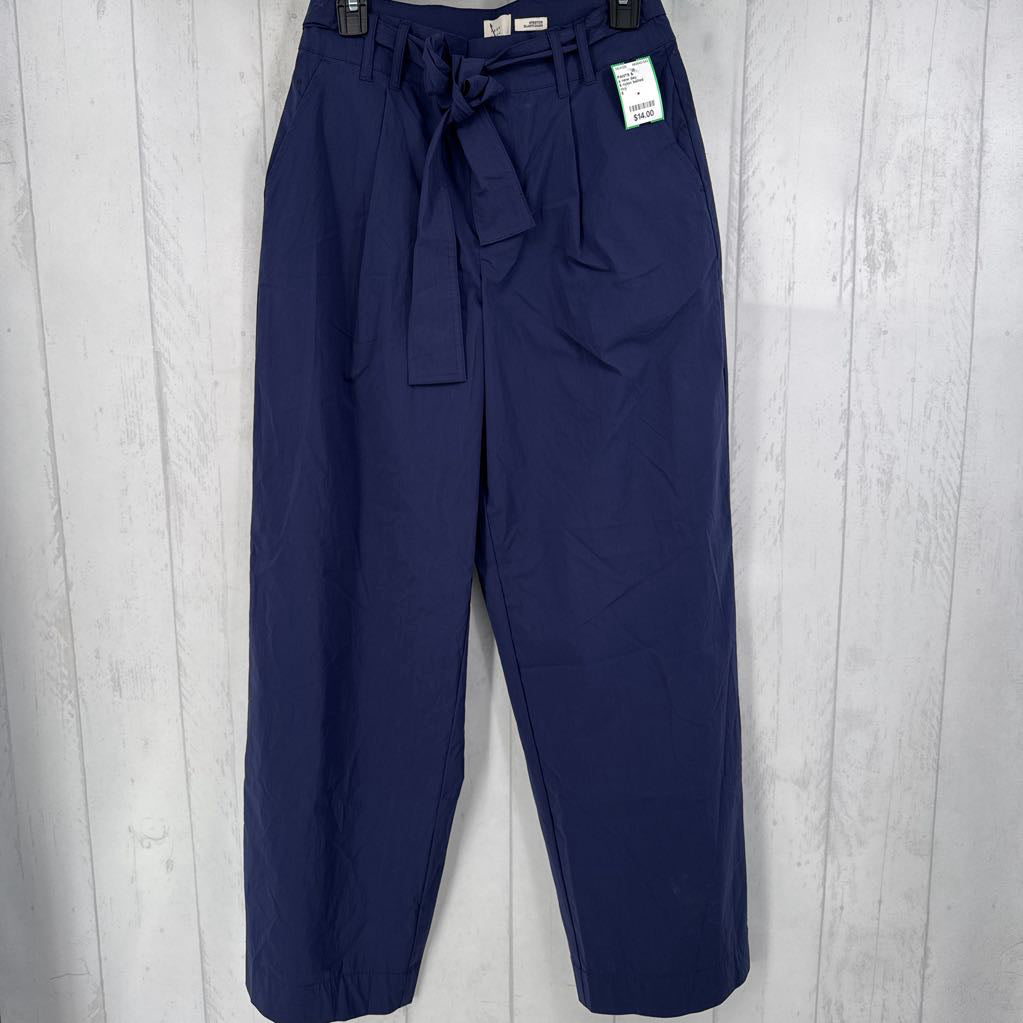 6 nylon belted pants