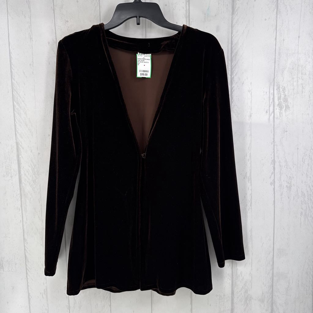 M velvet cardi l/s