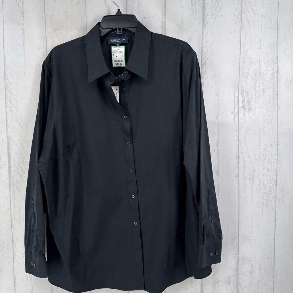 R69 3X easy care button down l/s top