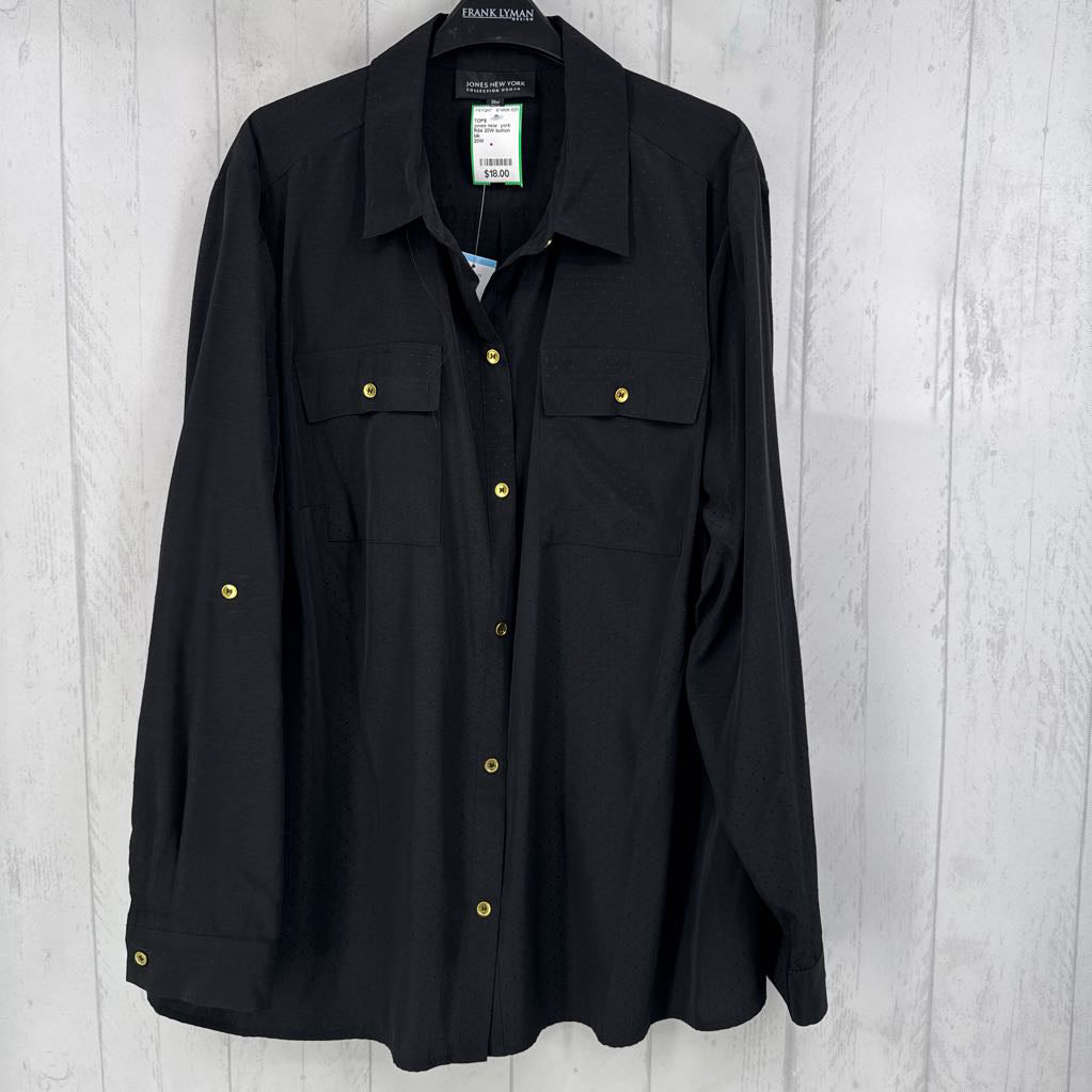 R84 20W button down l/s top