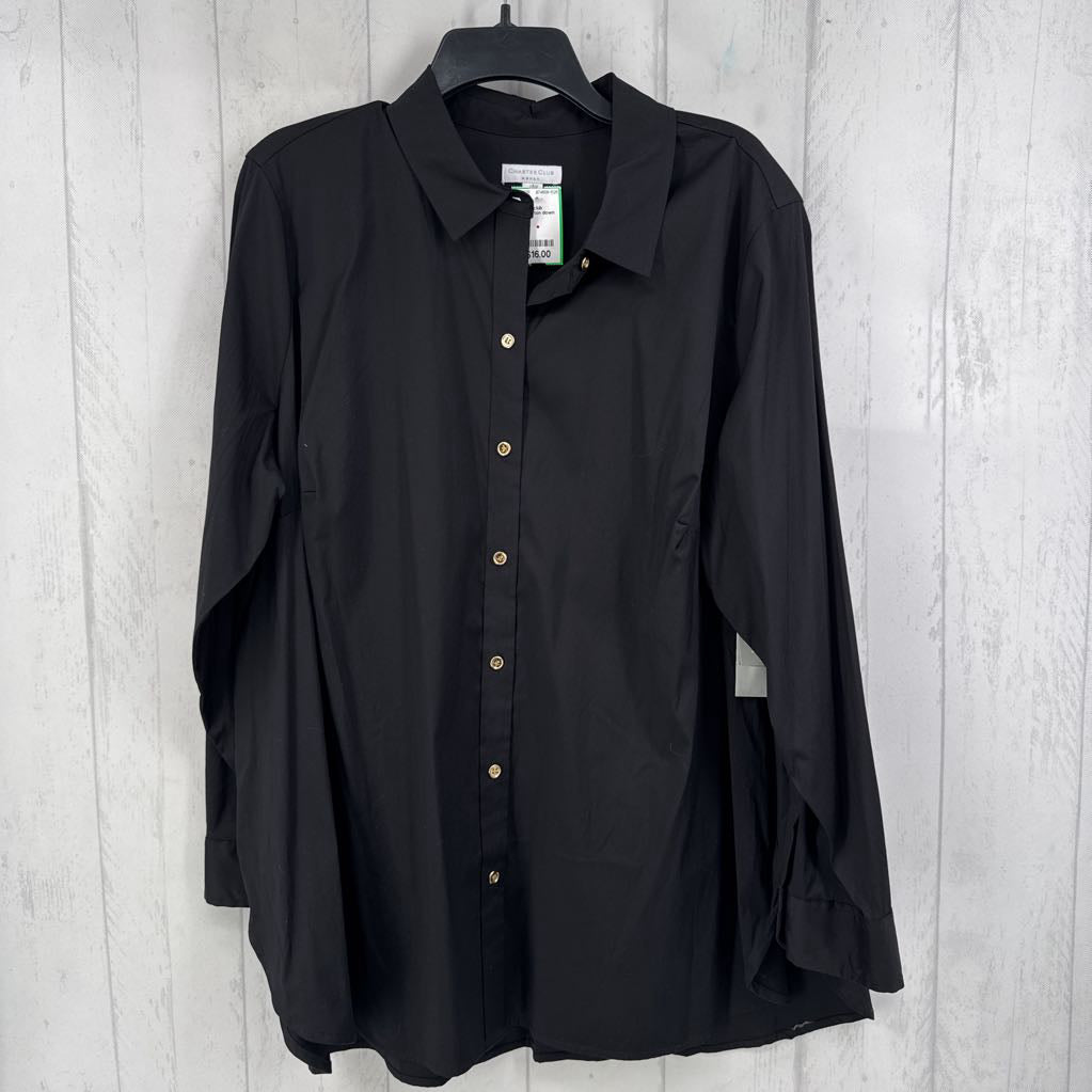 20W button down l/s top