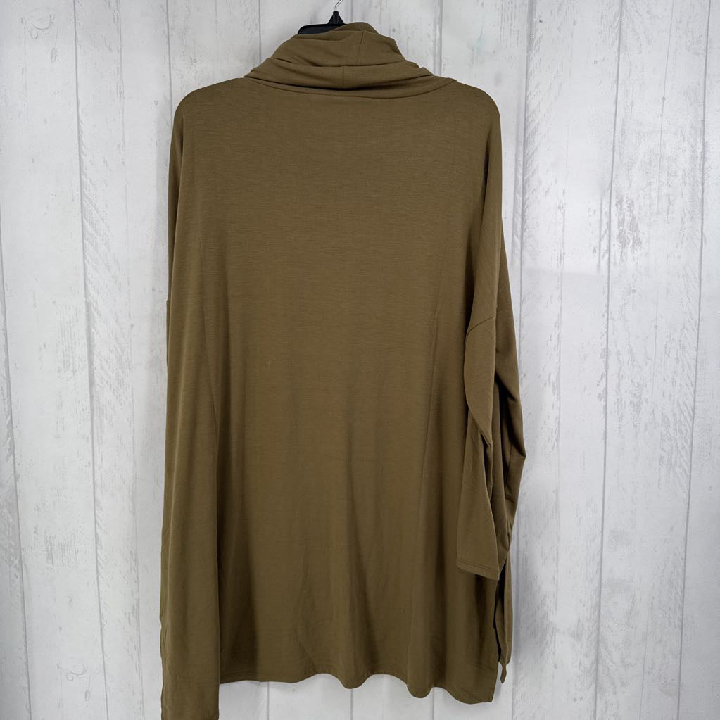 XL cowl neck l/s top