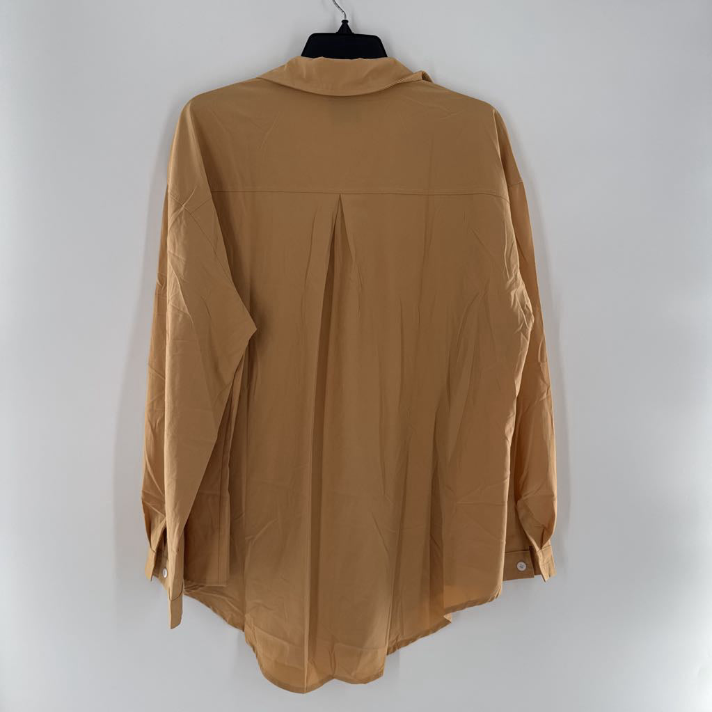 XL button down l/s top