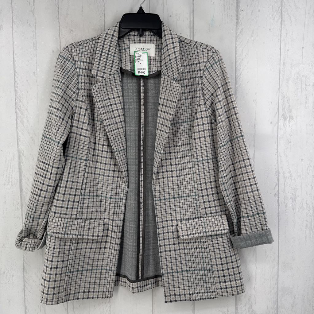 S plaid blazer