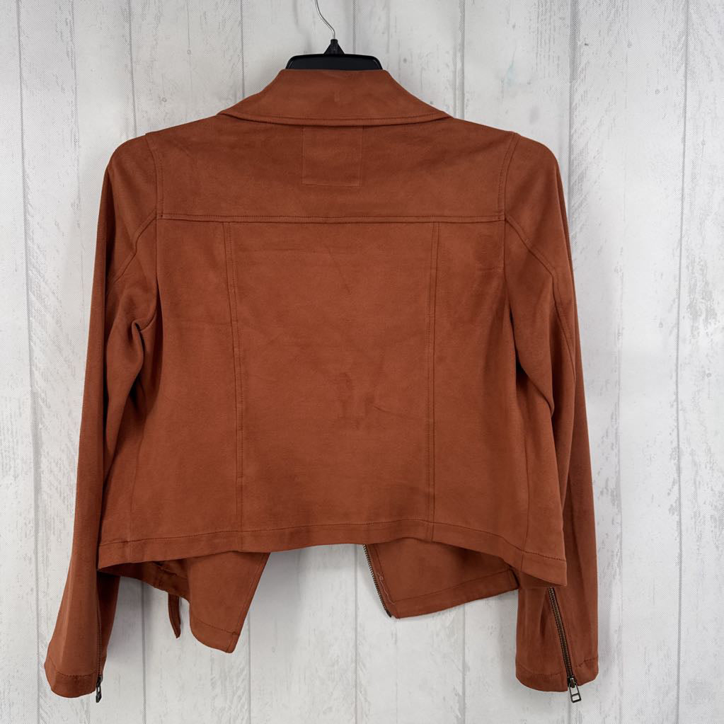 M faux leather jacket