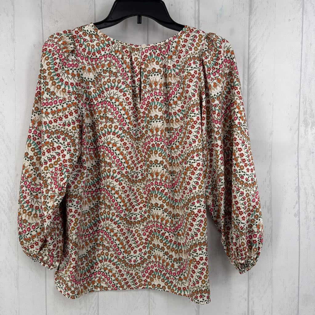XS flo print l/s top