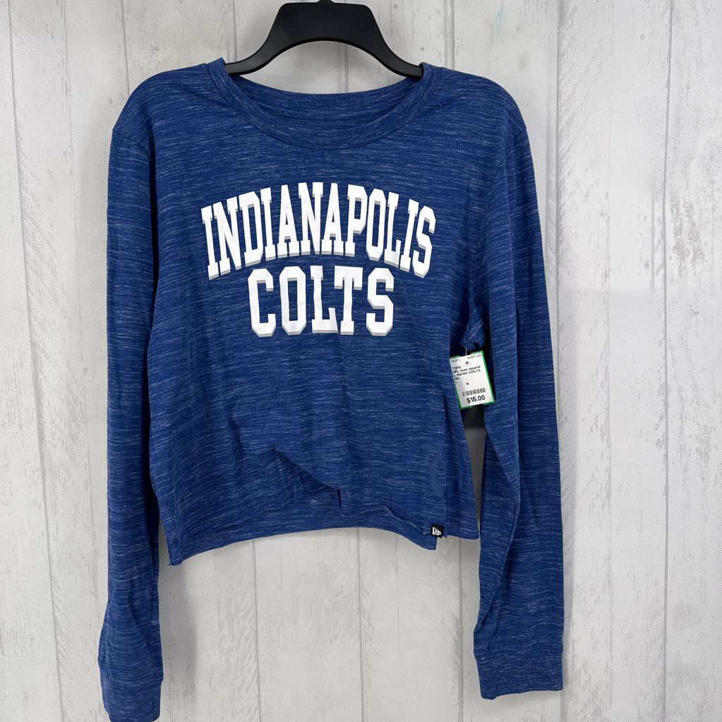 L marled colts l/s tee