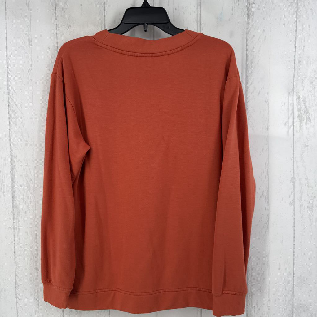 M v-neck l/s top