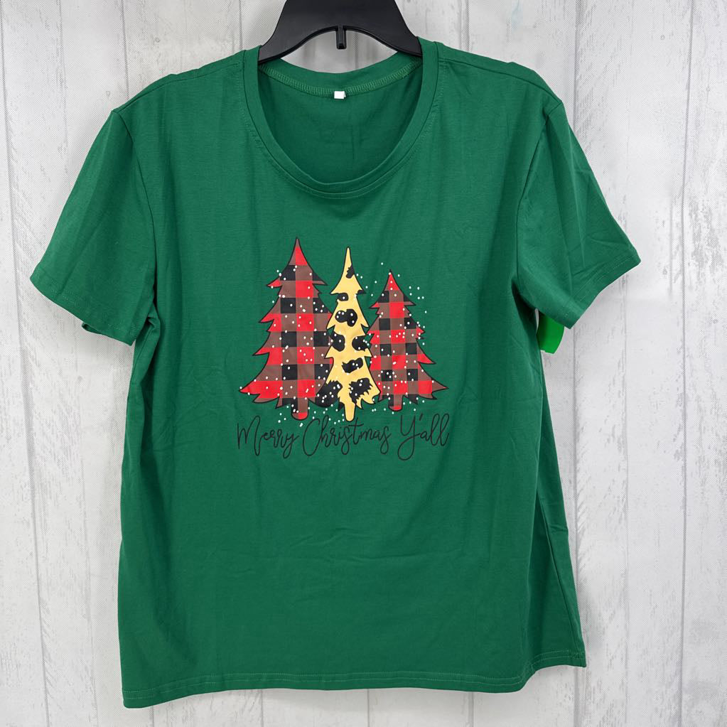XL merry christmas y'all top
