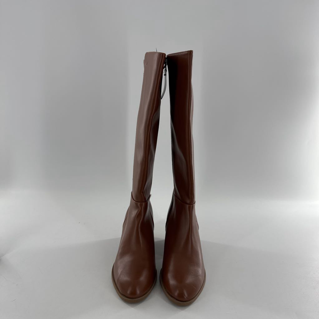 7.5 heel side zip riding boots