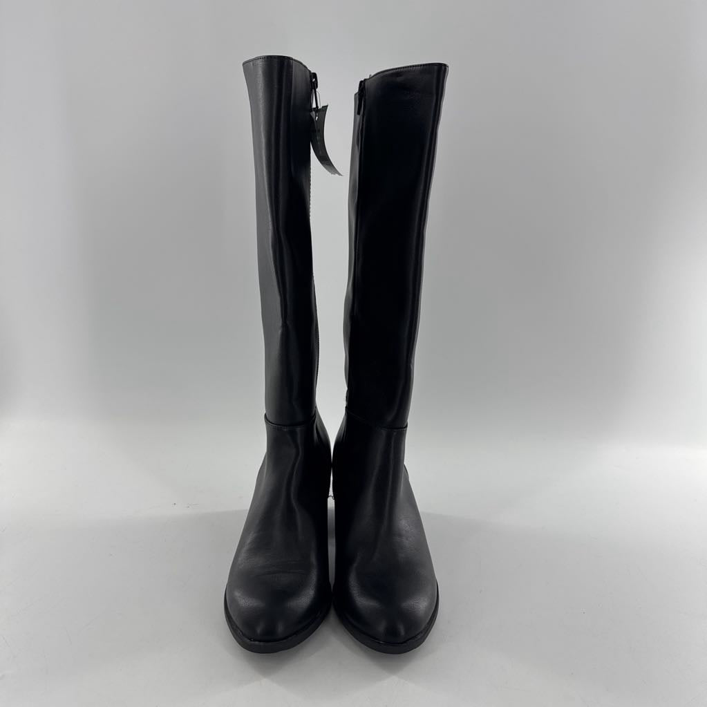 7.5 heel side zip riding boots
