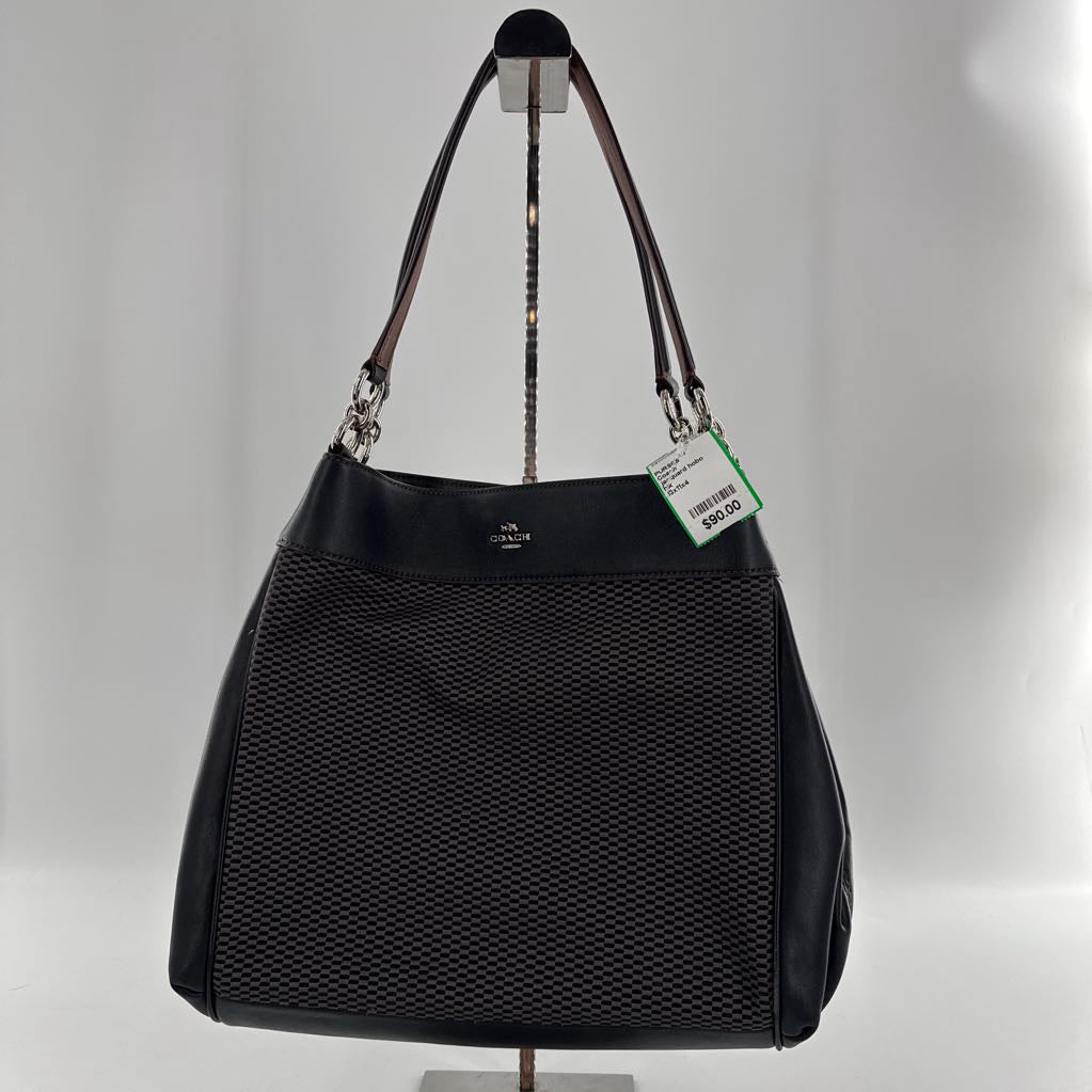 jacquard hobo shoulder bag