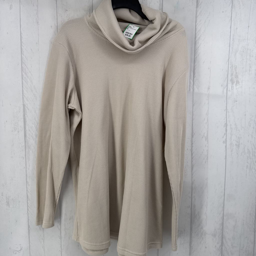 XXL l/s cowl neck top