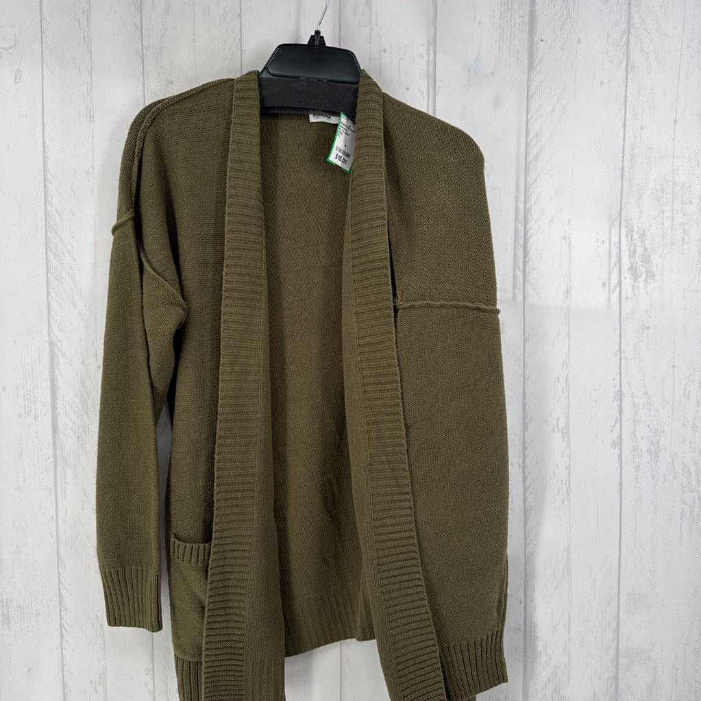 XL l/s open cardigan