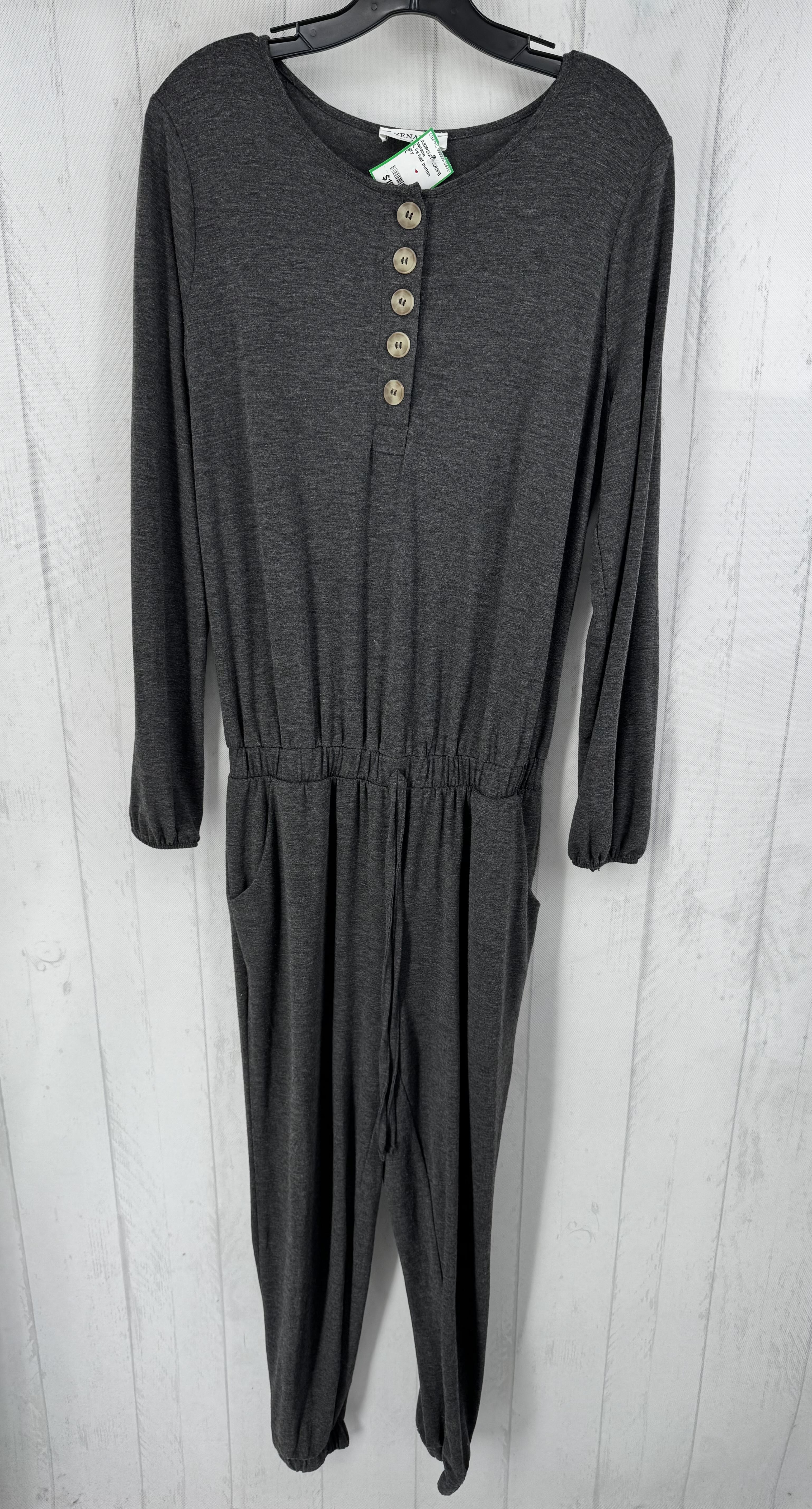 L l/s half button jumper