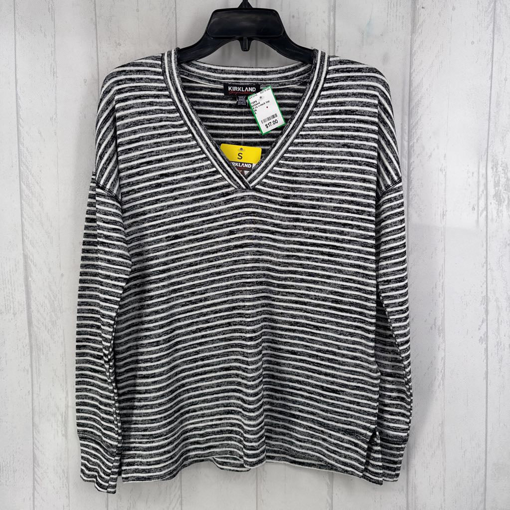 S l/s v-neck top