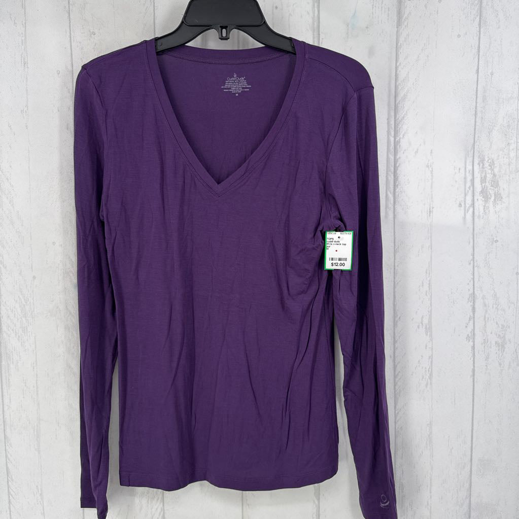 M l/s v-neck top