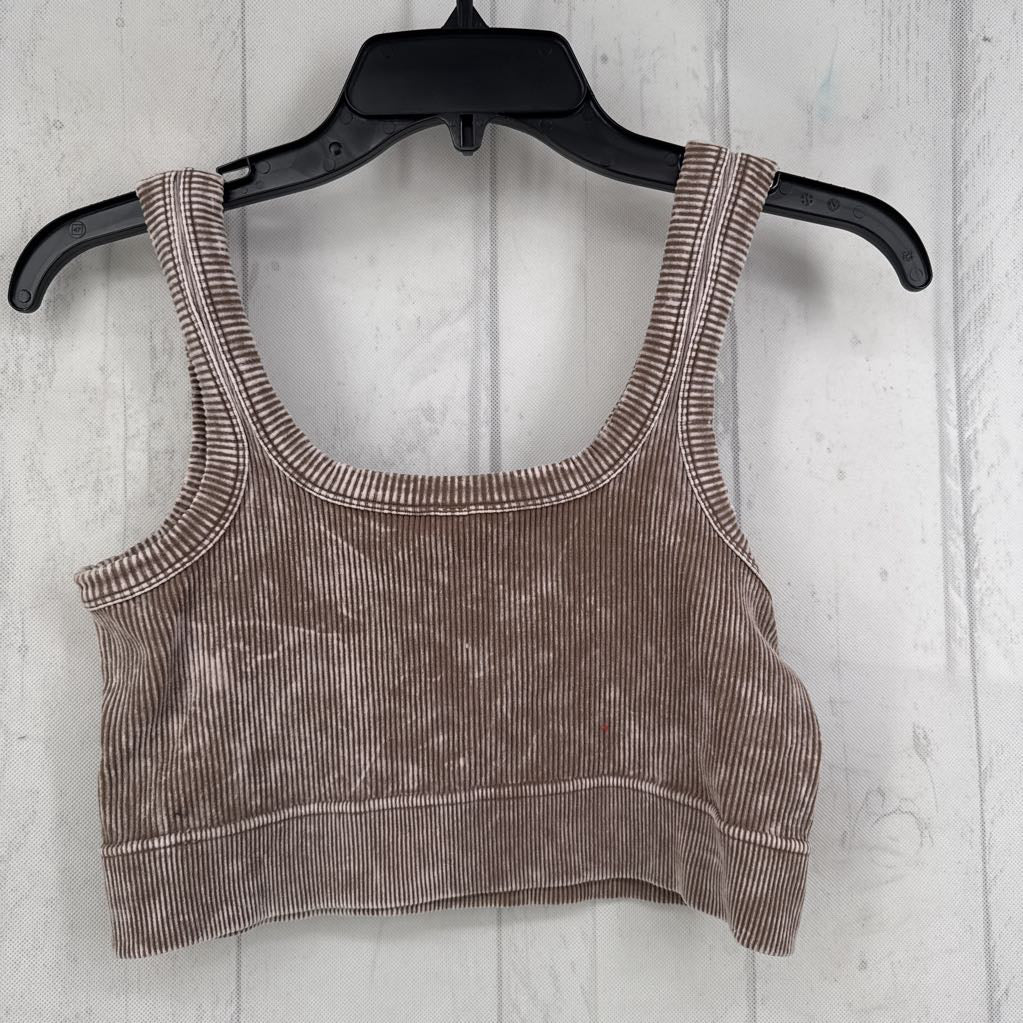 L/XL ribbed crop tank