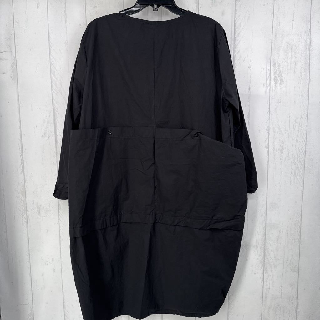 L l/s side pocket dress