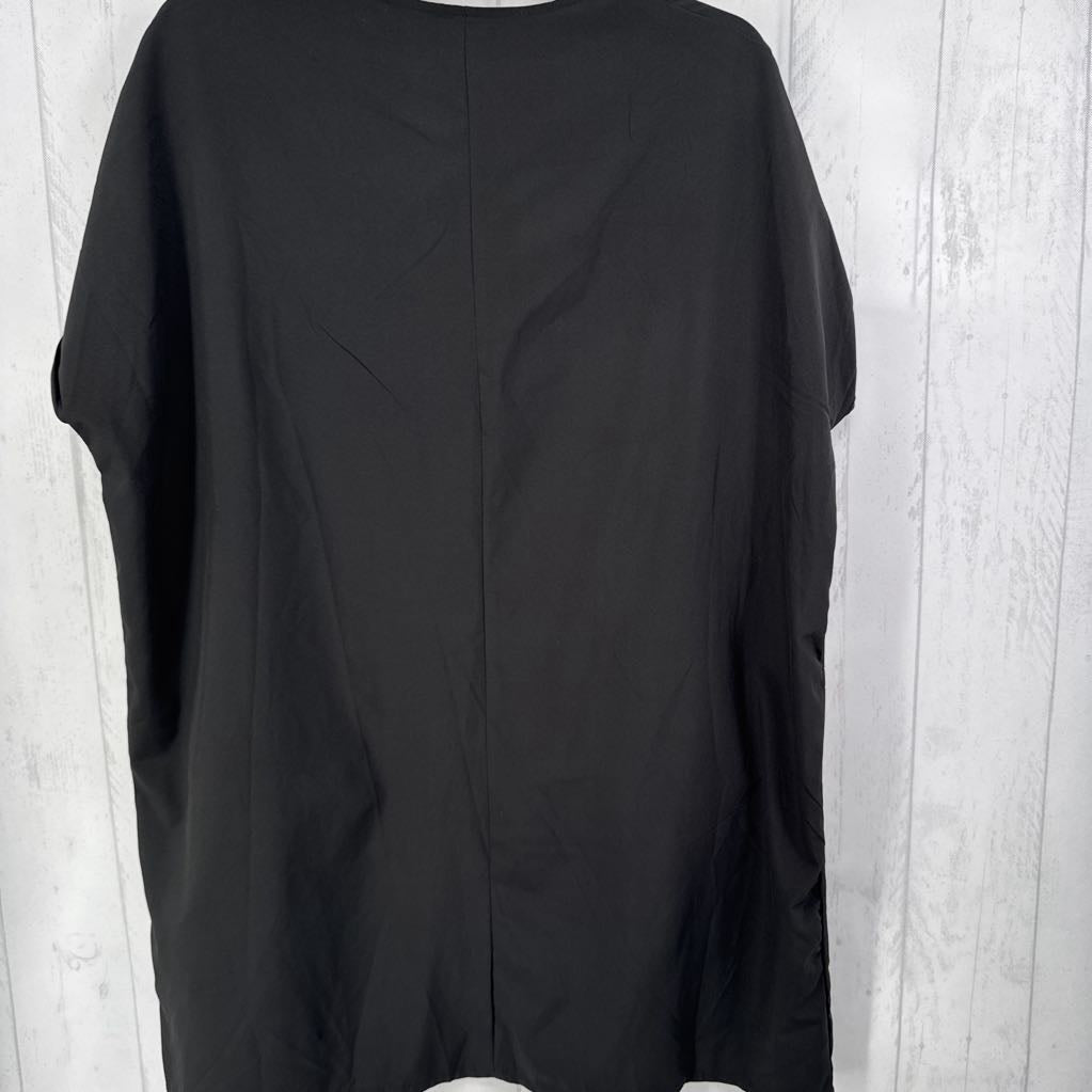 XL s/s v-neck pocket dress