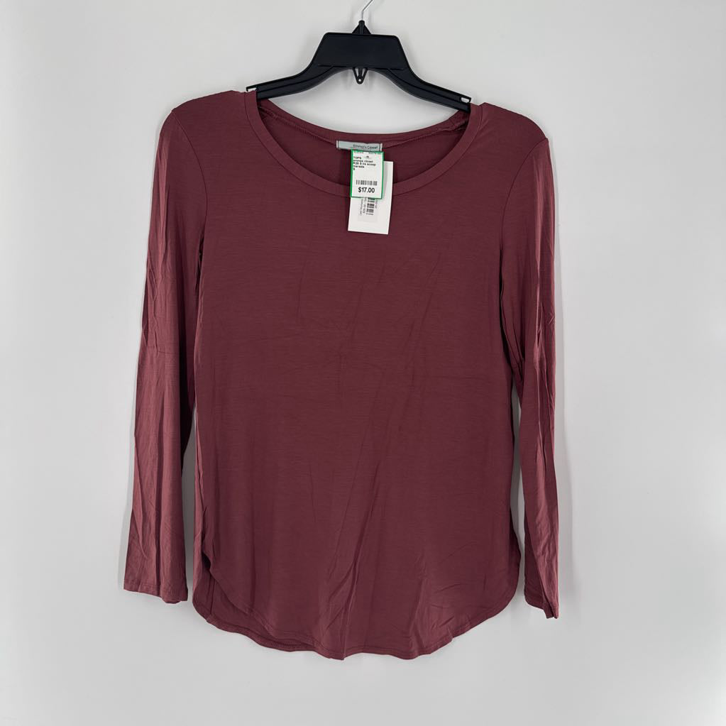 R28 S l/s scoop neck top
