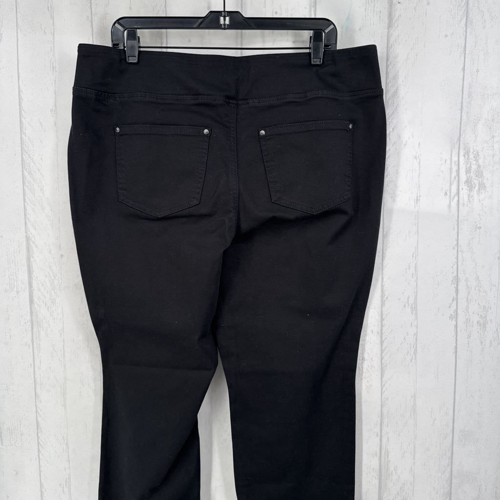 18wp pull-on rhinestone cuff jean