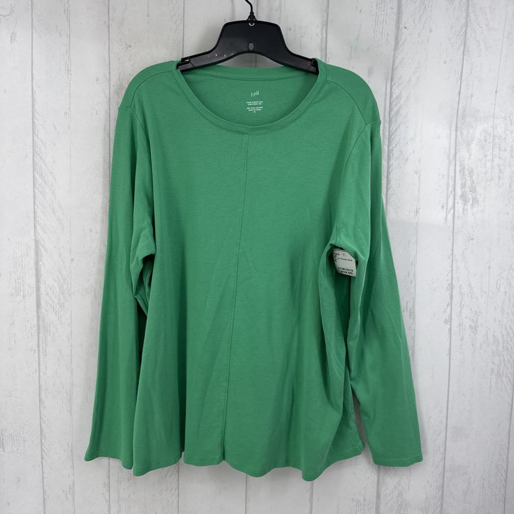 XL l/s scoop neck top