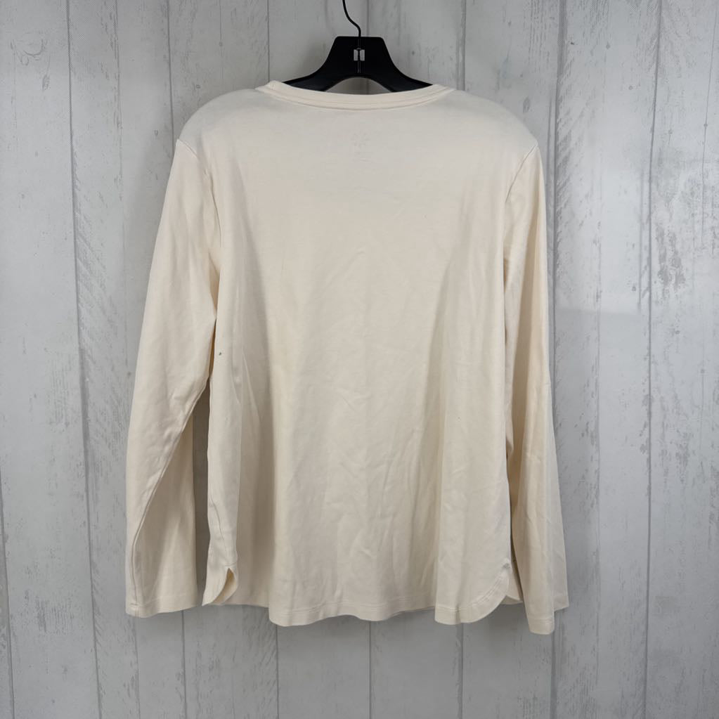 XL l/s scoop neck top