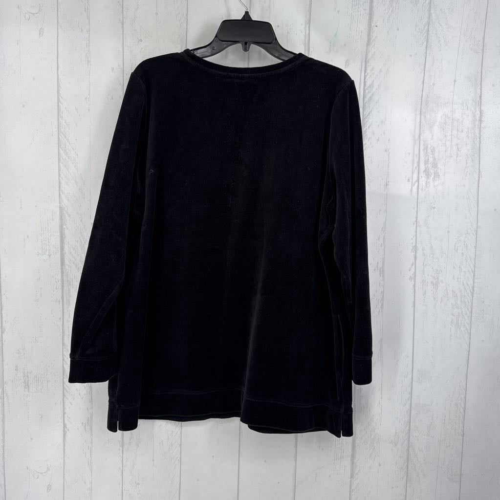 L l/s crew neck top
