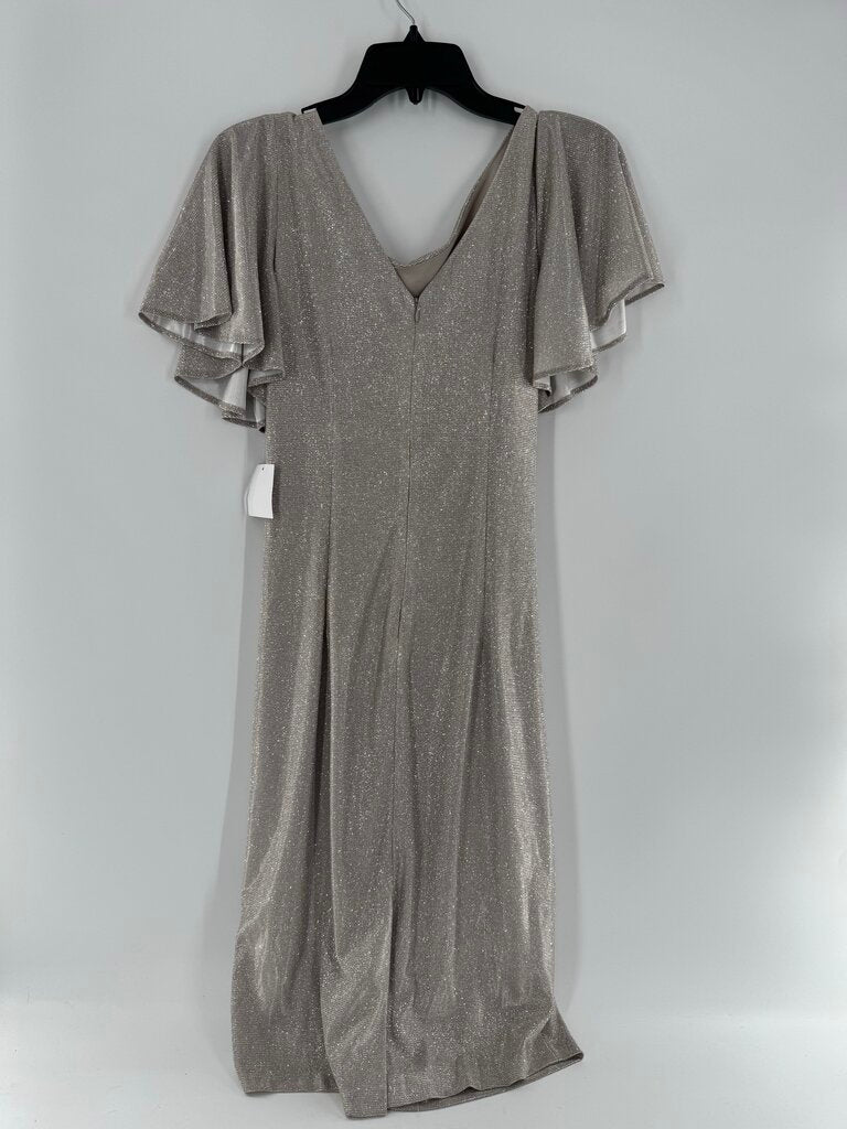 14 shimmer pleated holiday dress